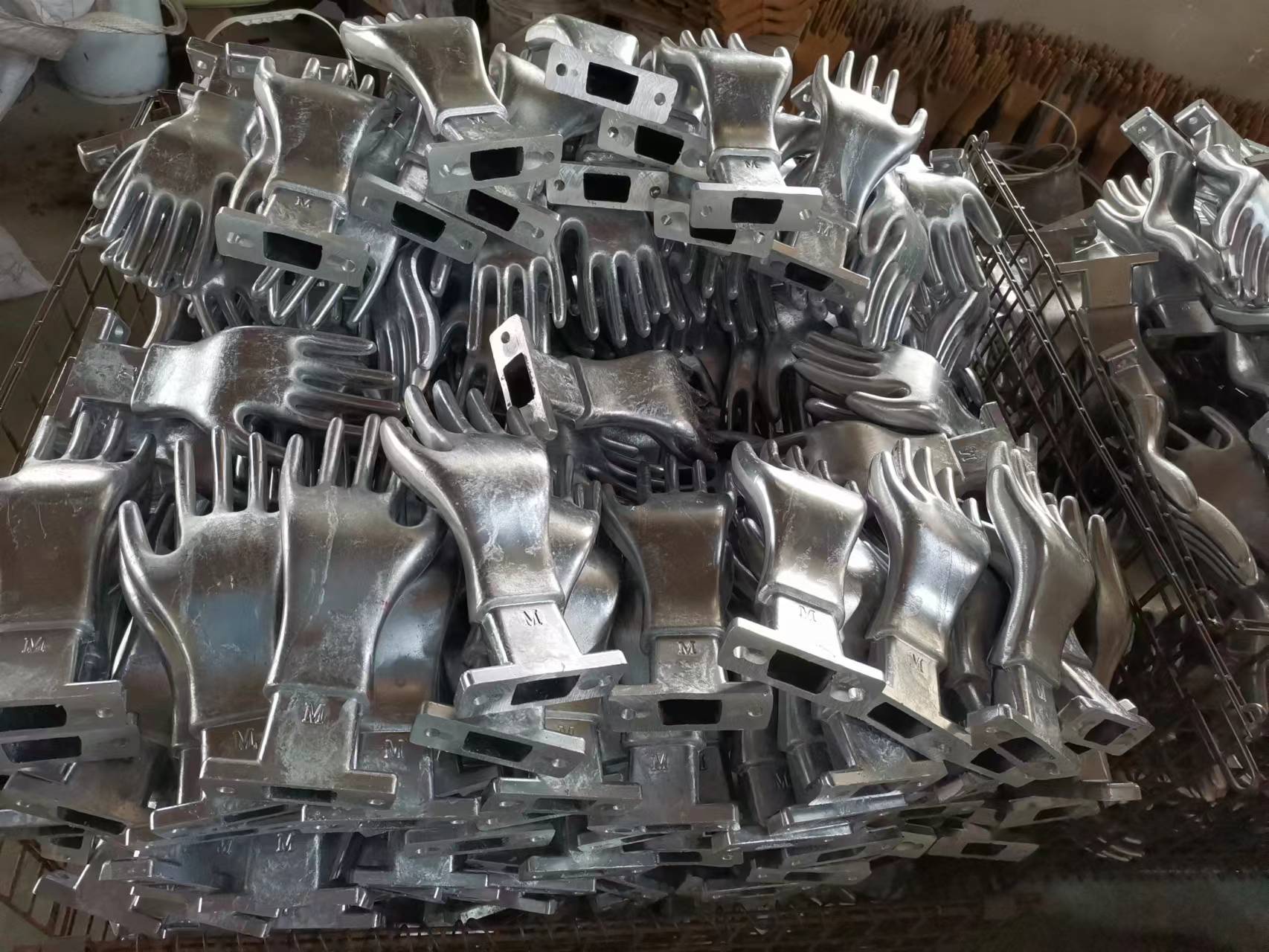 Reliable Glove Mould Aluminum Hand Former For Safety Glove Dipping